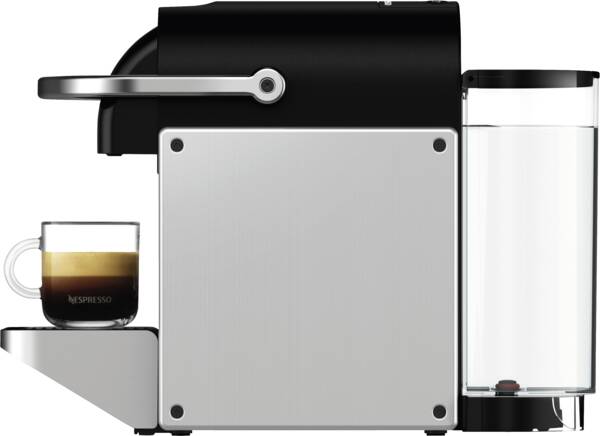 DE LONGHI EN 127.S Pixie Nespresso-Kaffeemaschine Silber Silber