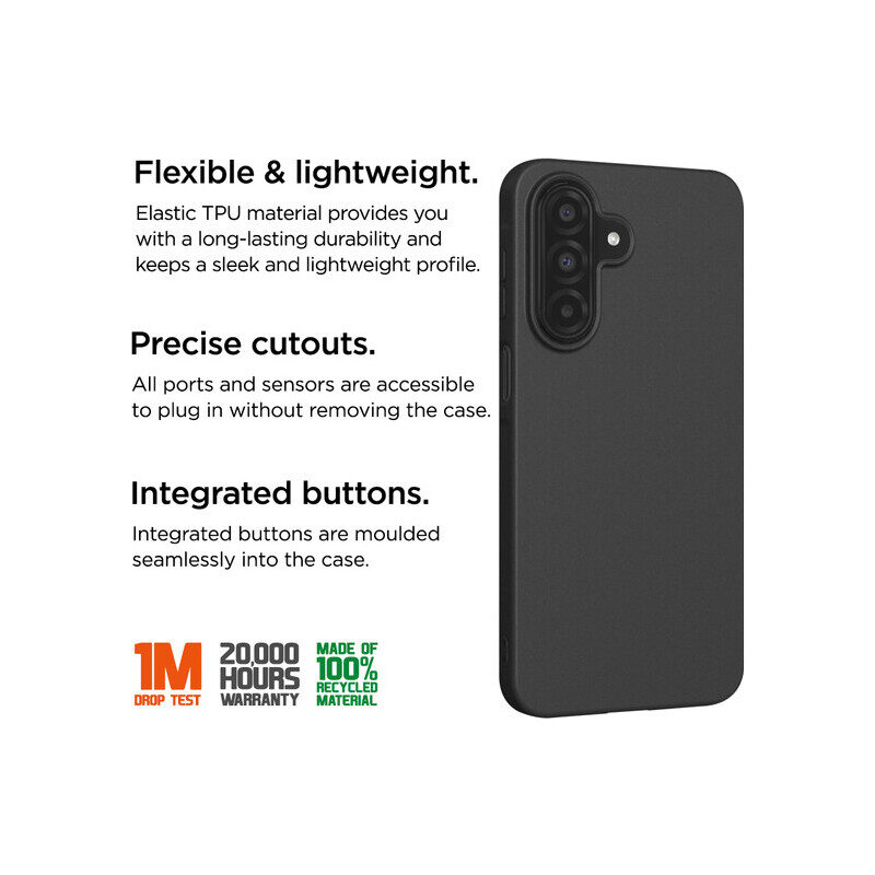 Eiger · Grip Case Samsung A27 (schwarz)