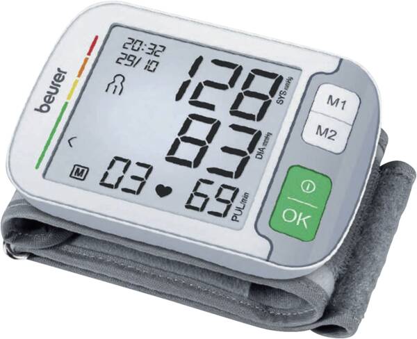 Beurer Blutdruckmessgerät BC 51 Weiss-Grau