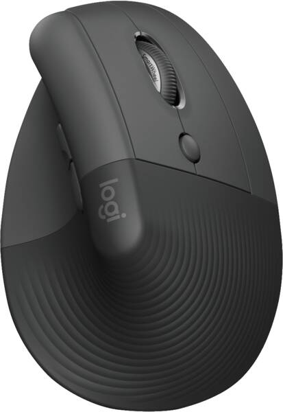 Logitech Maus Lift - Vertical Ergonomic Mouse Graphit