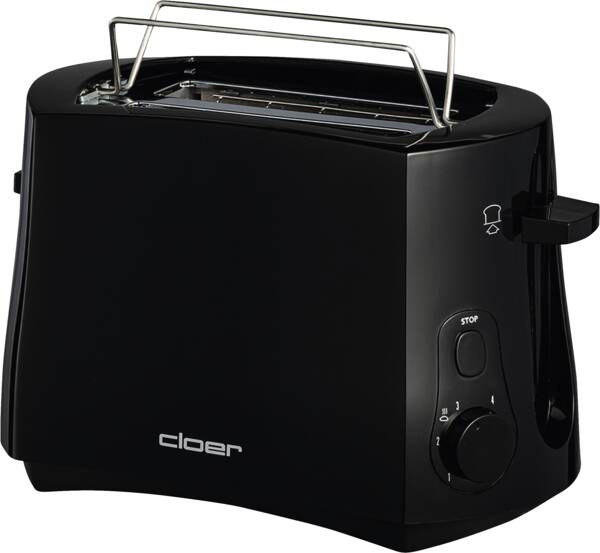 Cloer 2-Scheiben-Toaster Toaster 3310 Schwarz