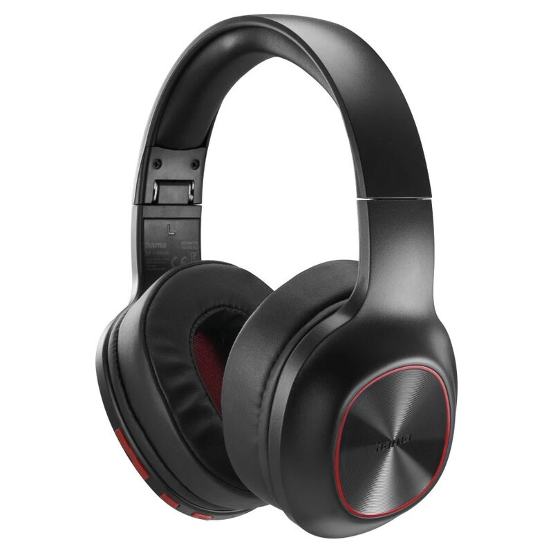 Hama Bluetooth-Kopfhörer Spirit Calypso II, faltbar, Over-Ear, Bass Boost, Mikrofon, Schwarz