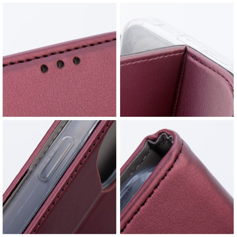 Smart Magneto Holster für SAMSUNG A16 burgunderrot