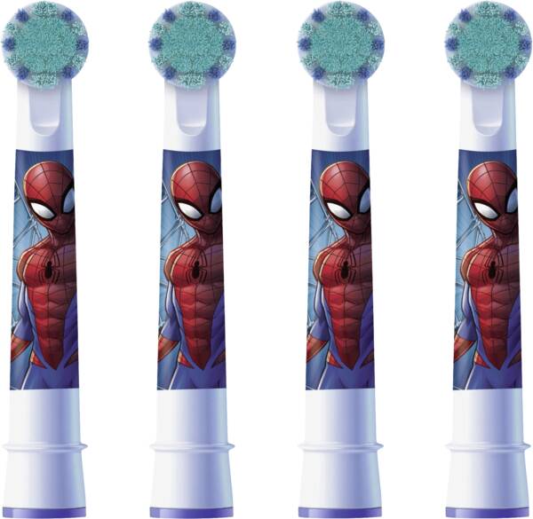 Oral-B Aufsteckbürste für Zahnbürsten Spiderman 4er