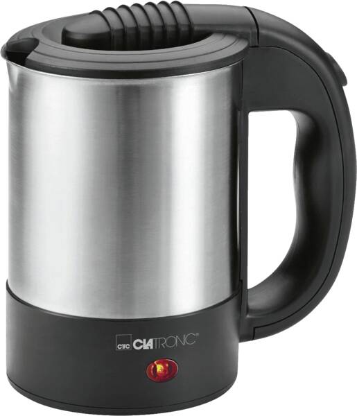 Clatronic Reise-Wasserkocher WKR 3624 Edelstahl-Schwarz