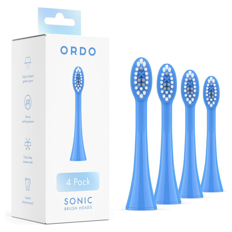 Ordo Sonic+ Bürstenkopf 4er Packung, arctic blau