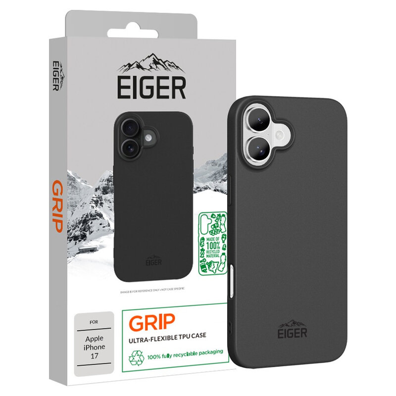 Eiger Grip Case iPhone 17 schwarz