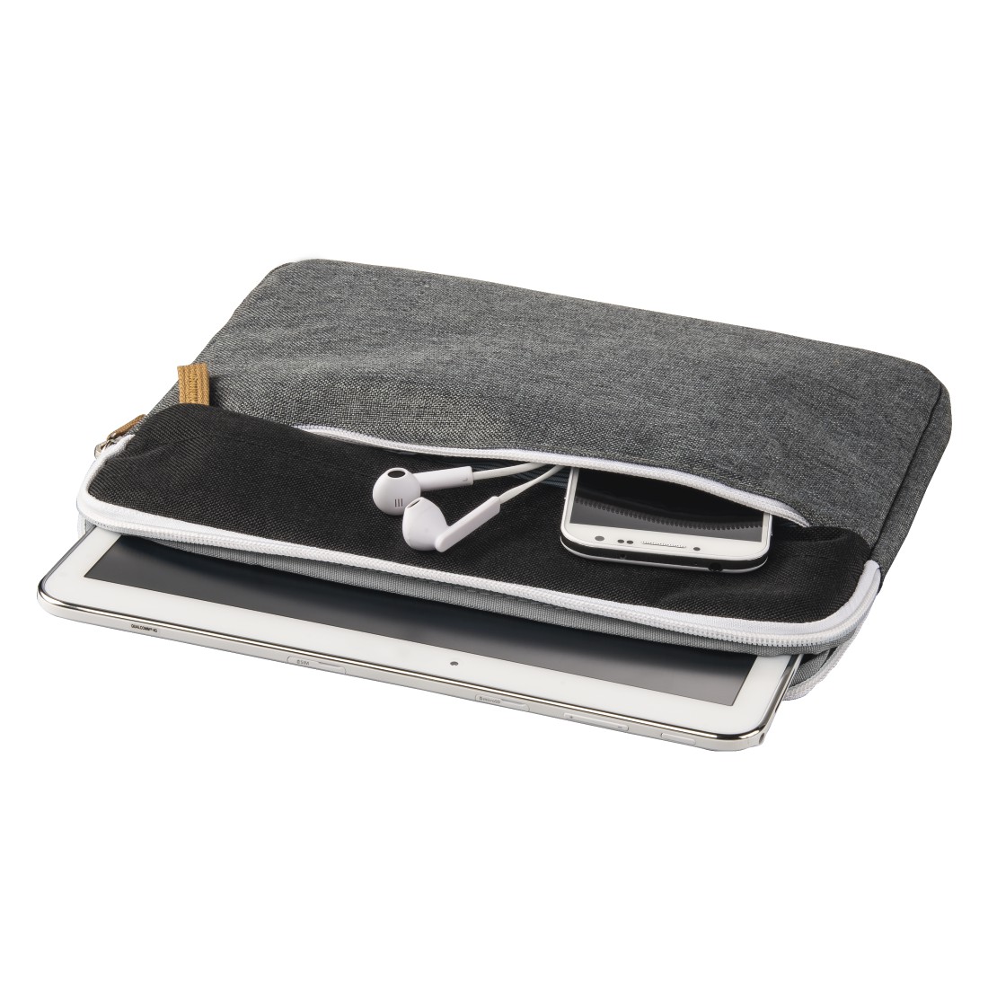 Hama Laptop-Sleeve "Florenz", bis 28 cm (11"), Schwarz/Grau
