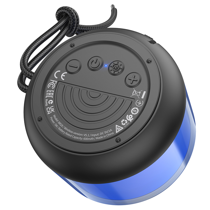 BOROFONE PORTABLE BLUETOOTH SPEAKER BR28 JOYFUL BLACK