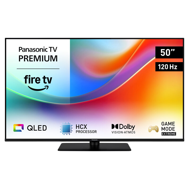Panasonic 50 Zoll 4K UHD QLED TV schwarz