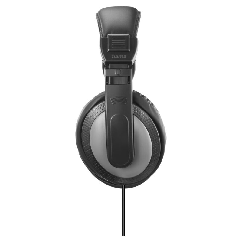 HAMA Kopfhörer, Shell II,Over-Ear, Kabel 2m, Lautstärkenregler, Schwarz