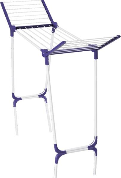 Leifheit Standtrockner 81720 Pegasus 120 Solid Compact Weiss-Blau