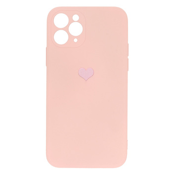 SILICONE HEART CASE Rosa für Samsung Galaxy A13 5G / A04s