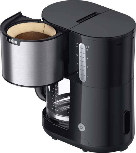 Braun Domestic Home Filterkaffeemaschine KF 1500BK Schwarz