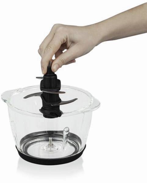 Cloer Zerkleinerer Multi-Zerkleinerer 6829 Edelstahl-Schwarz