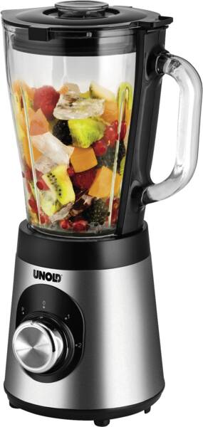Unold Standmixer 78625 Standmixer Edel Edelstahl-Schwarz