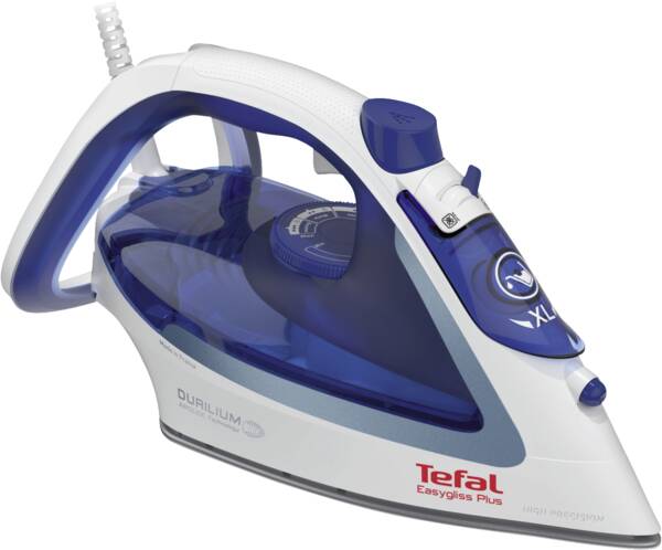 Tefal Dampfbügeleisen FV5736 Easygliss Plus Weiss-Blau
