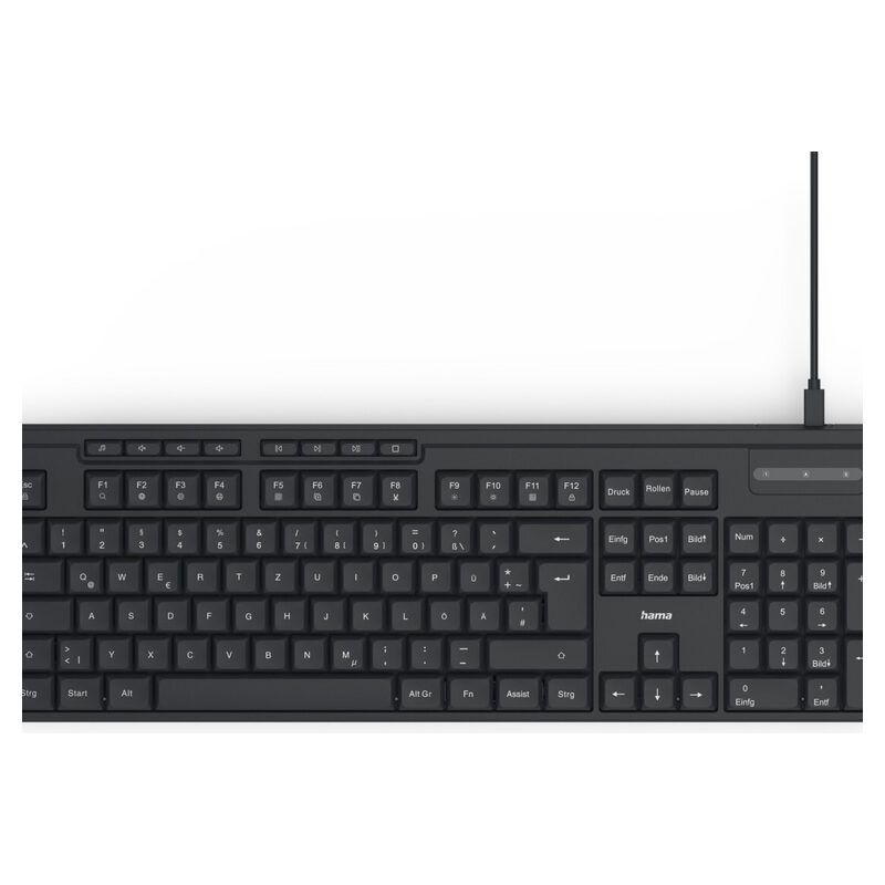 Hama Tastatur-USB CK-200 schwarz