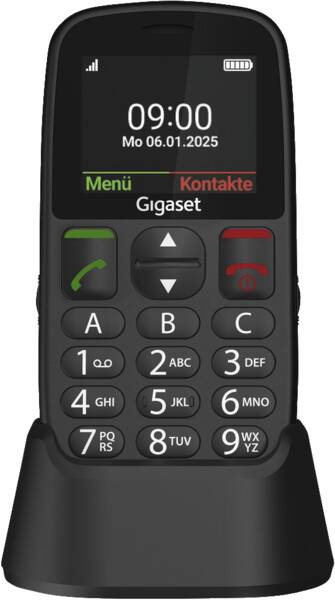 Gigaset Tastatur-Handy GL395 Schwarz