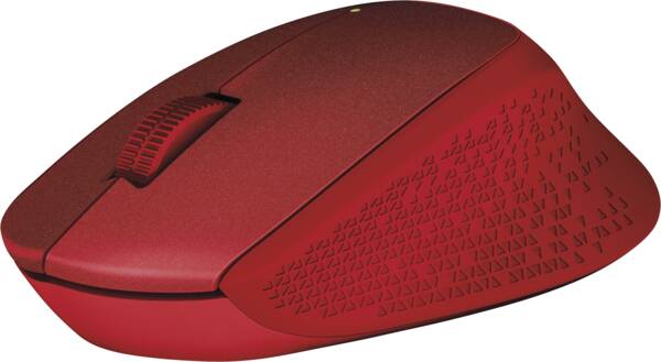 Logitech Maus M330 Silent Plus Rot