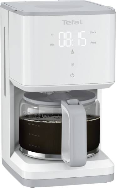 Tefal Filterkaffeemaschine CM6931 Sense Perlweiss-Grau