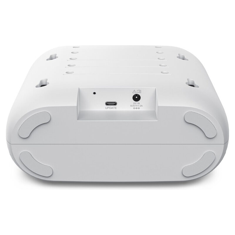HAMA Digitalradio DIR400, Unterbauradio, Radiowecker, FM/DAB/DAB+/Internetradio/Bluetooth/RX App, Weiss