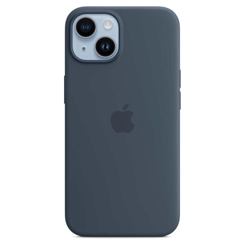 Apple iPhone 14 Plus Silikon Case sturmblau