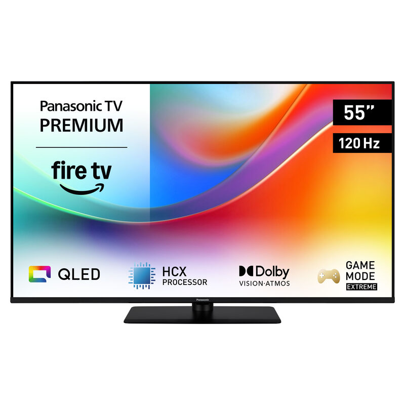 Panasonic 55 Zoll 4K UHD QLED TV schwarz