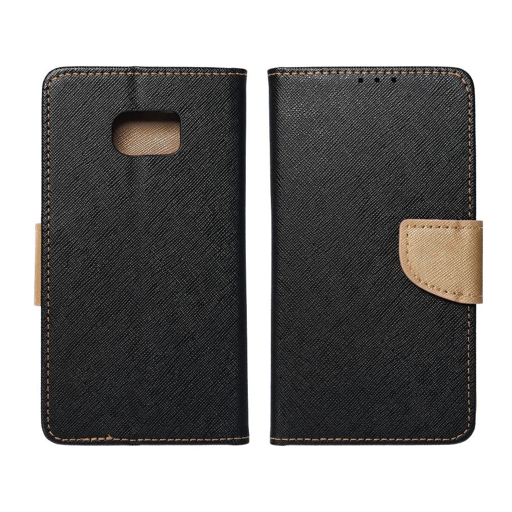 Fancy Book Case für SAMSUNG GALAXY A13 5G / A04S schwarz/gold