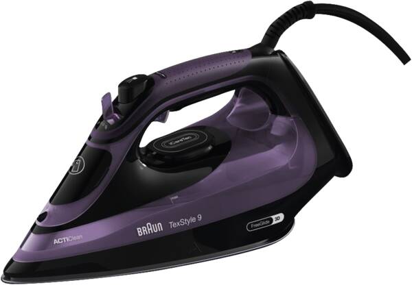 Braun Domestic Home Dampfbügeleisen SI 9661 VI Schwarz-Violett