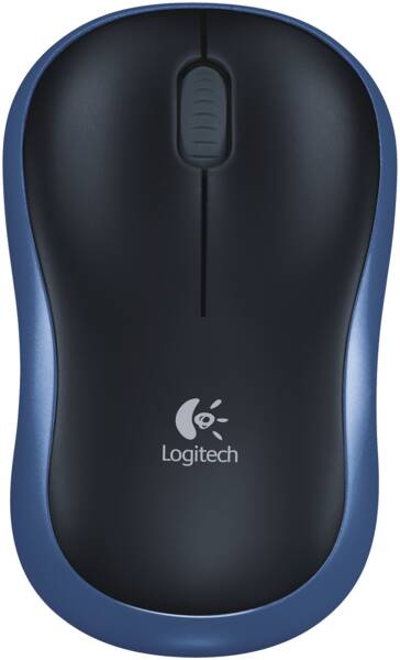 Logitech Maus M185 Wireless Mouse Blau