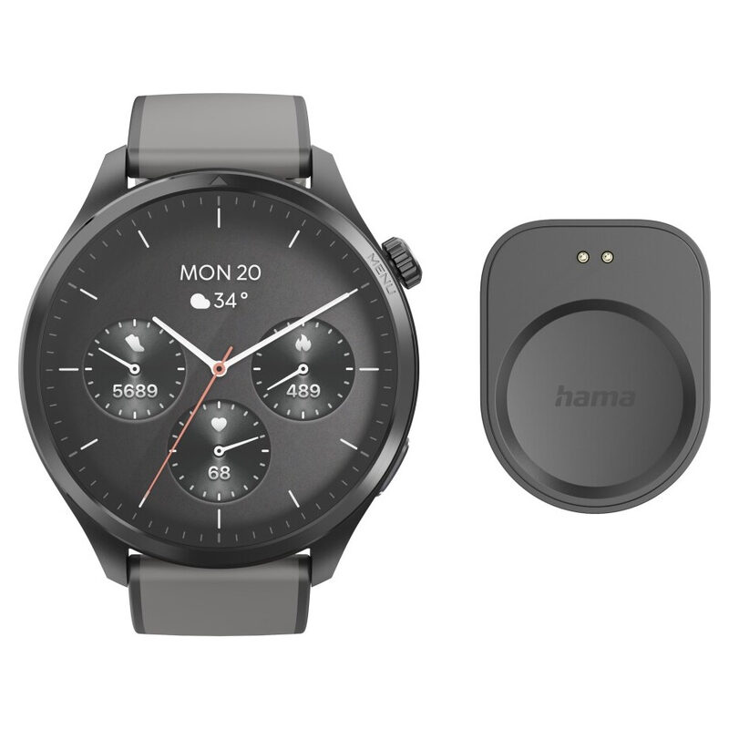Hama Watch Fit 9000 45mm schwarz