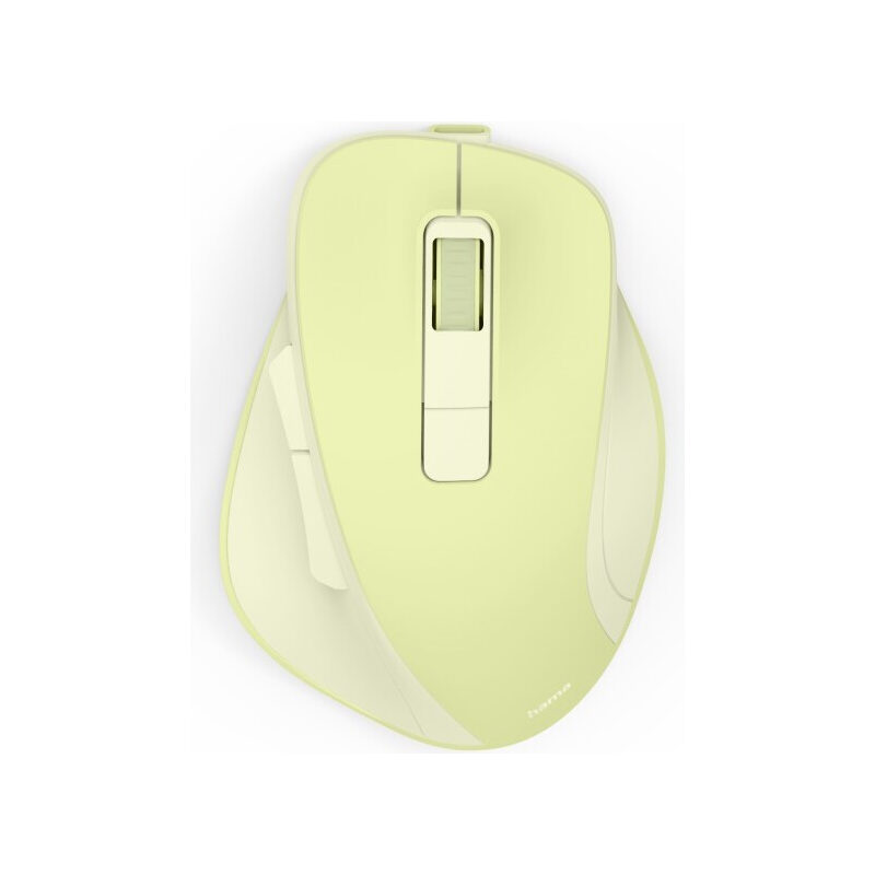 Hama Optische 6-Tasten-Funkmaus, ergonomisch, WM-500, Akkubetrieb, Grün