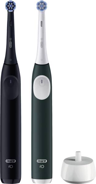 Oral-B Elektrische Zahnbürste 2 iO mit 2. Handstück Night Black