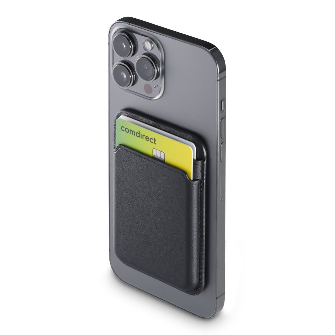 Hama Kartenetui für Apple iPhone 12/13/14/15, MagSafe-kompatibel, Schwarz
