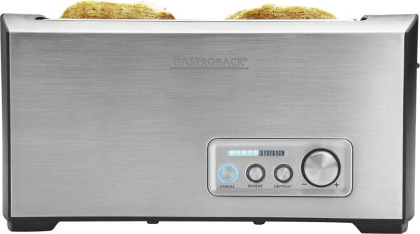 Gastroback 4-Scheiben-Toaster 42398 Design Toaster Pro 4S Edelstahl