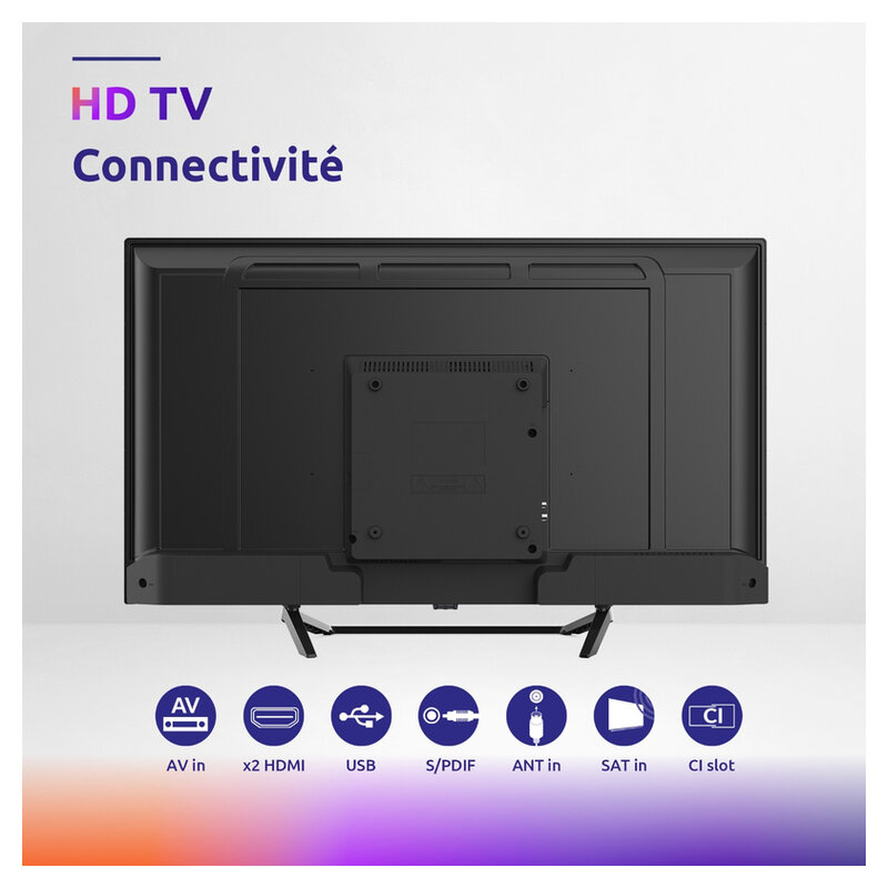 Strong 32 Zoll HD Ready Non-Smart TV (schwarz)