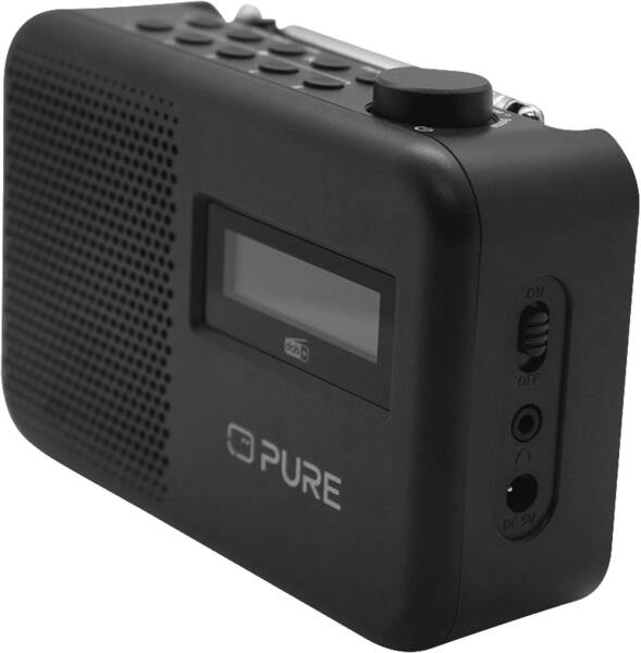 Pure Design-Radio Elan One2 Charcoal Schwarz