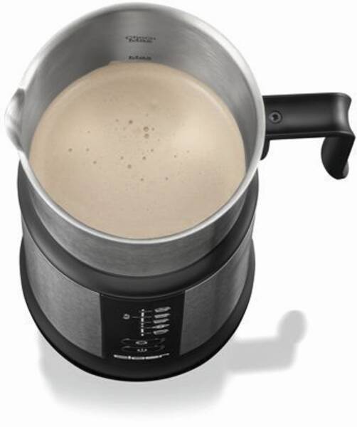 Cloer Milchaufschäumer 7789 Edelstahl-Schwarz