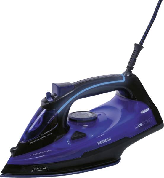 Clatronic Dampfbügeleisen DB 3755 Schwarz-Blau