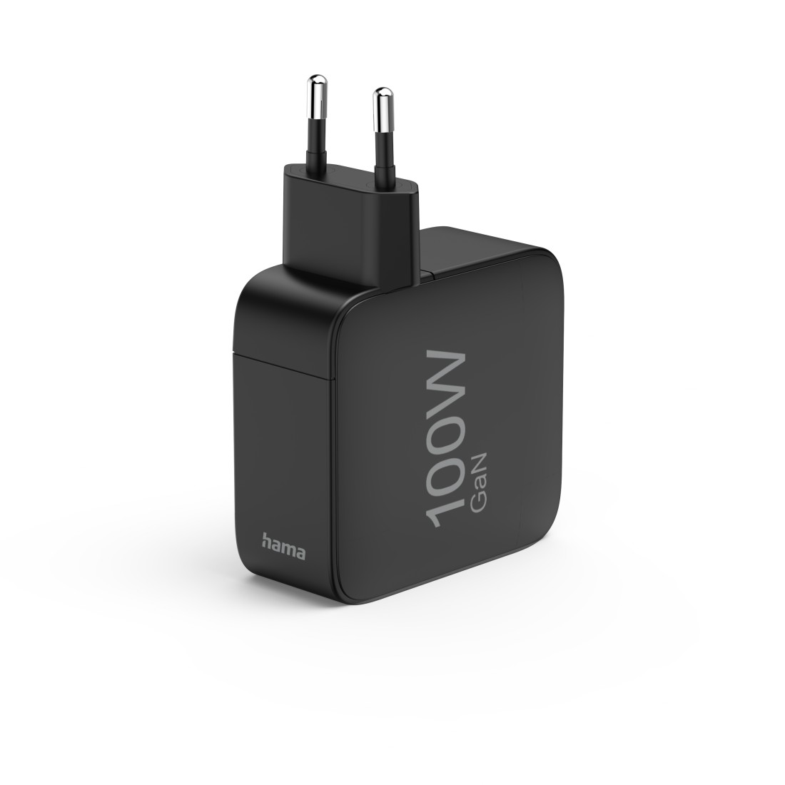 Hama Schnellladegerät, GaN, 2x USB-C, 1x USB-A, PD, 100 W, Schwarz