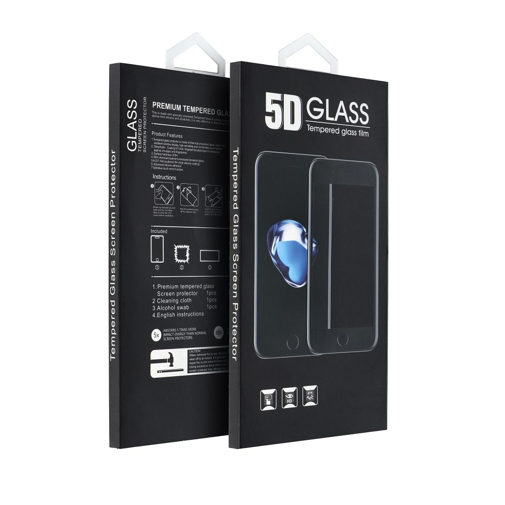 5D Full Glue Tempered Glass -für Samsung Galaxy S25 Ultra schwarz