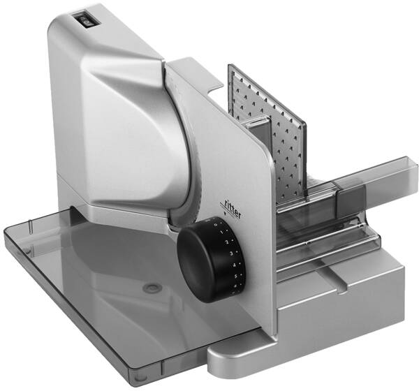 Ritter Allesschneider fortis1 Duo-Plus inkl. Schinkenmesser Silber-Metallic