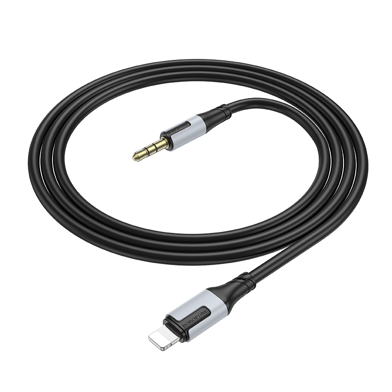 BOROFONE CABLE BL19 CREATOR - JACK 3,5MM TO LIGHTNING - 1 METRE BLACK