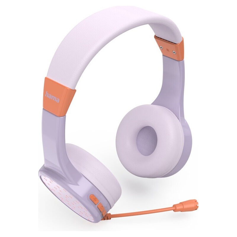 HAMA Bluetooth-Kinderkopfhörer Teens Guard II, On-Ear, Lila