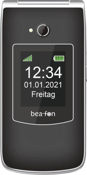 Beafon Tastatur-Handy SL645 Schwarz-Silber
