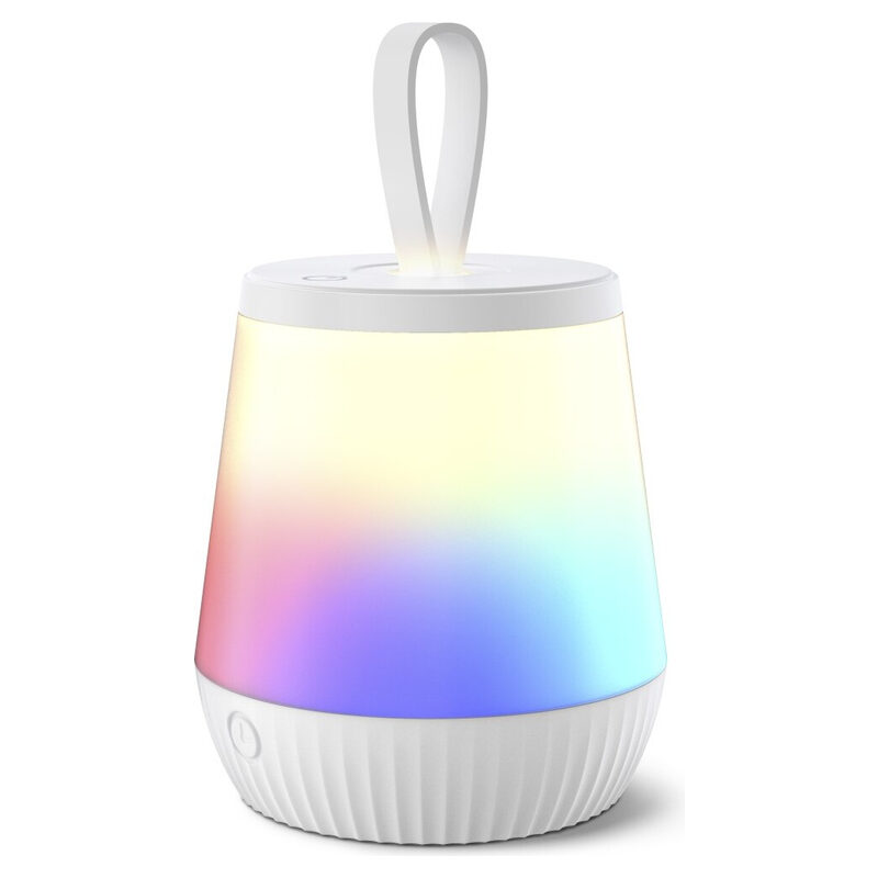 Hama LED-Nachtlicht / Tischleuchte Mobile, dimmbar, wiederaufladbar, Timer, Weiss