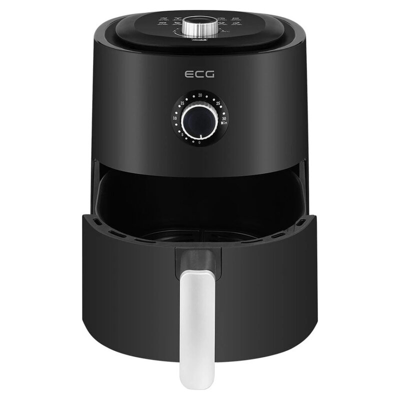 ECG AF 4000 Simply Fry, Heißluftfritteuse mit 3,8L Fassungsvermögen, schwarz