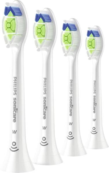 Philips PH Aufsteckbürste für Zahnbürsten HX6064/87 Optimal White 4er Pack Weiss