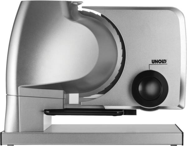 Unold Allesschneider 78826 Metall Plus Silber-Schwarz